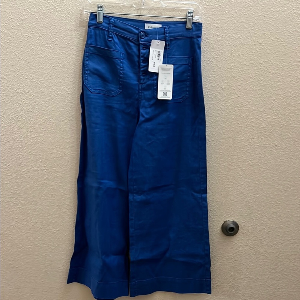 Evereve Jodie Crop Wide leg pant, size 26